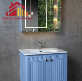 Bộ tủ gương lavabo phòng tắm cao cấp 006