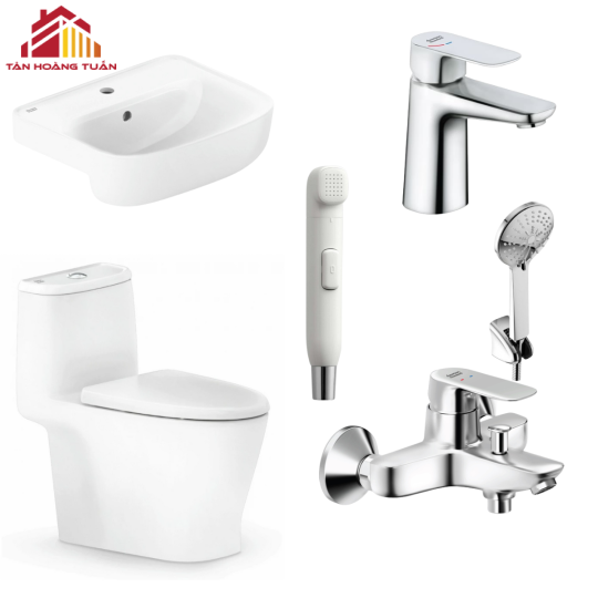 Bộ Combo Thiết Bị Vệ Sinh ELIMEN CBHL25015