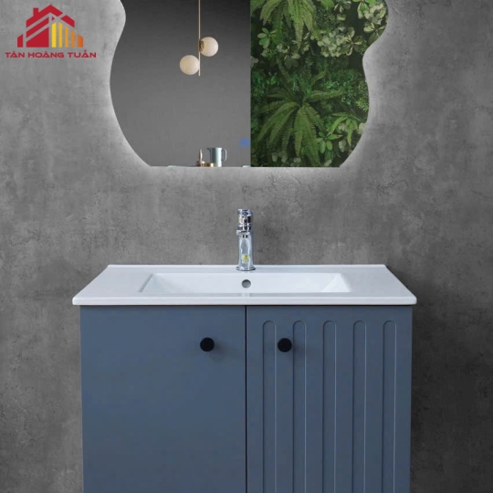 Bộ tủ gương lavabo phòng tắm cao cấp 003