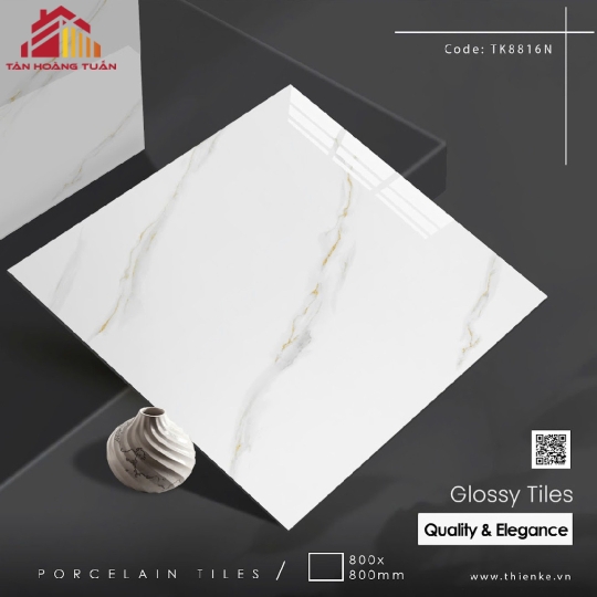 Gạch lát nền bóng kính 22 | 80x80 